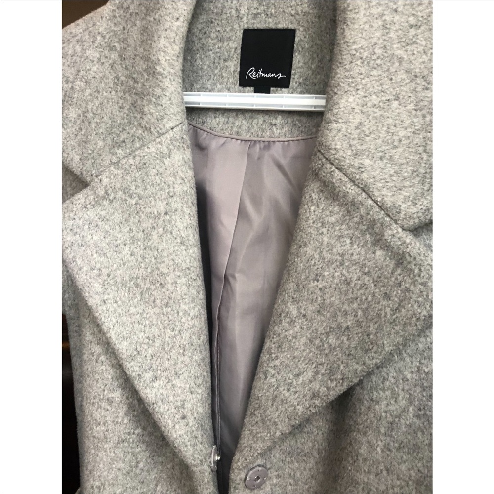 Beautiful Wool Blend Coat Size Large - Picture 7 of 9